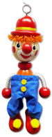 Schwingfigur Clown mit Hose