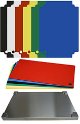 Set Top Board Edelstahl GN 1/1 mit je 6 farbigen Auflagen