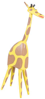 Giraffe small, different colours