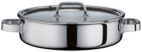 Finesse2+ gourmet pot with glass lid