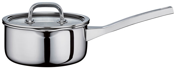 Finesse2+ saucepan low with glass lid