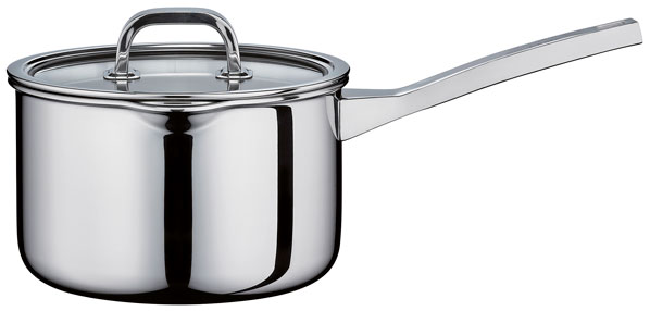 Finesse2+ saucepan high with glass lid
