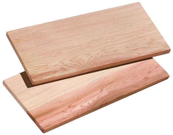 Küchenprofi grill board cedar wood, set of 2, SMOKY LARGE BBQ