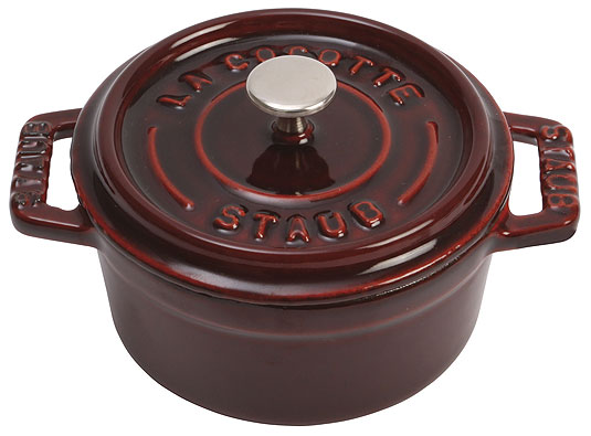Staub Mini Cocotte round, cast-iron enameled, grenadine red