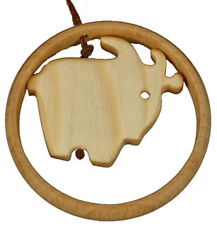 Treehanger with ring "moose"