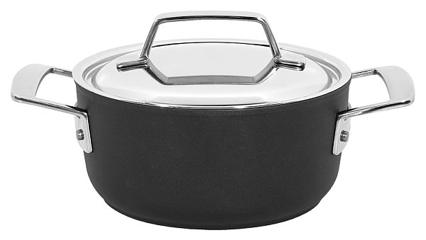 Stewing pot Alu Pro with lid, coated