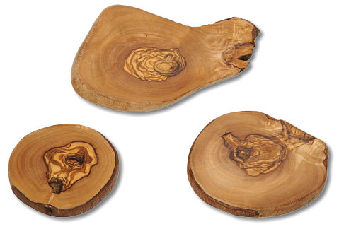 Mini board olive wood nature shape
