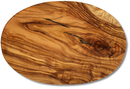 Cutting board oval olive wood