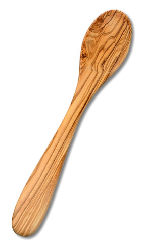 Serving spoon olive wood