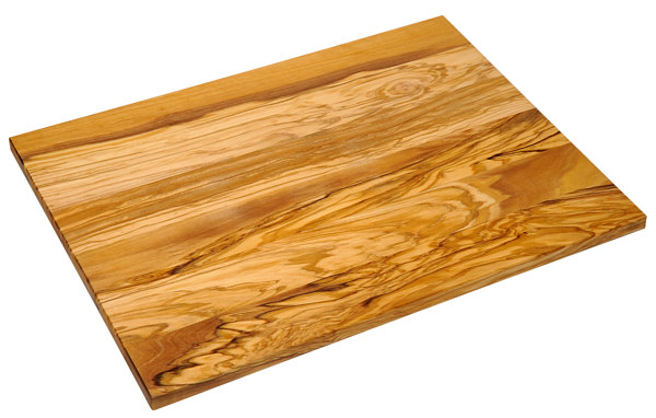 Cutting board olive wood, glue-laminated