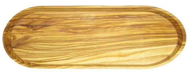 Bowl "Fine" wide, long olive wood