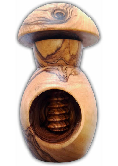 Nussschraube (Nussmännlein) Olivenholz