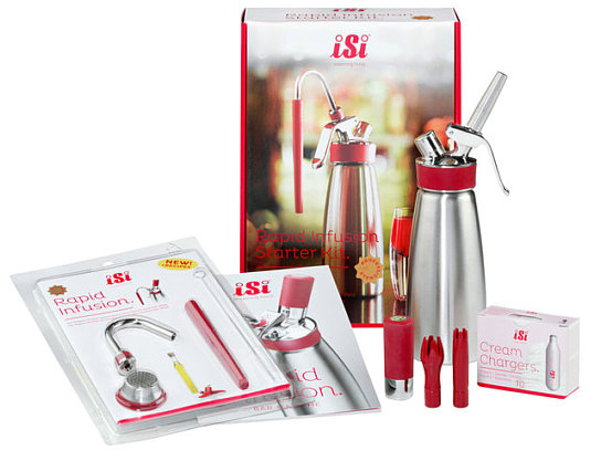 iSi Rapid Infusion Set - Kit with Gourmet Whip and 10 chargers