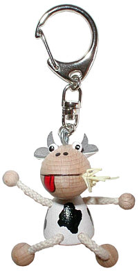Key ring pendant "cow"