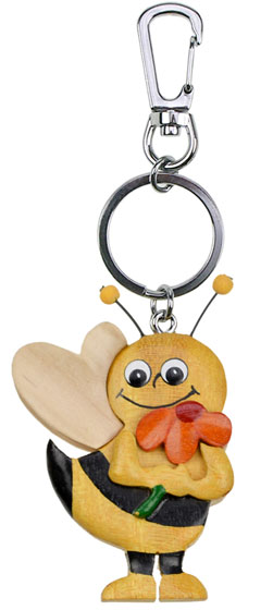 Key ring pendant "little bee"
