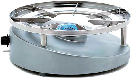 Kisag PowerFire table cooker grey, 2,2 KW, with 1 tin of gas