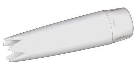 Garniertülle Stern (Standard) mit Adapter weiß