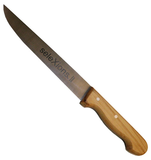 seleXions olive wood meat knife
