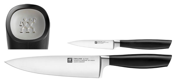 Zwilling All * Star set of 2 knives, handle logo silver