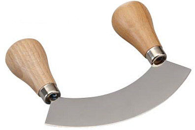 Mincing-knife inox with 1 blade