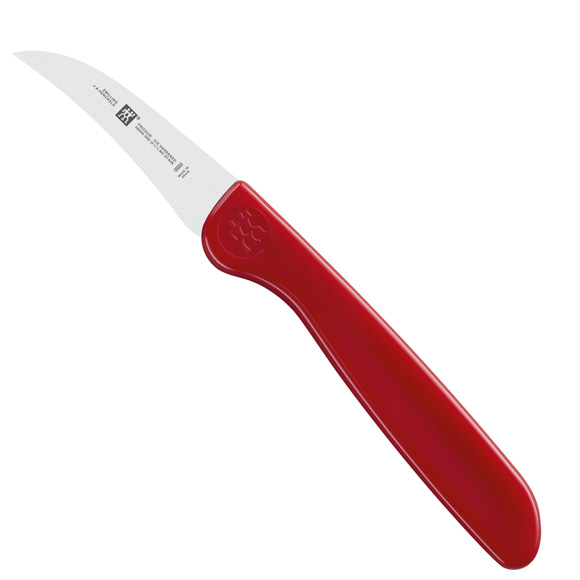 Peeling knife, red
