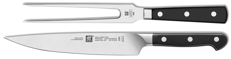 Zwilling Pro Set 2 pcs. (Slicing knife and Meat fork)
