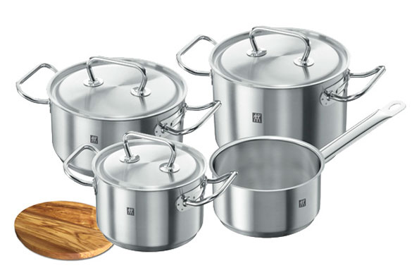 Twin Classic cookware set, 4 pcs., with magnetic saucer