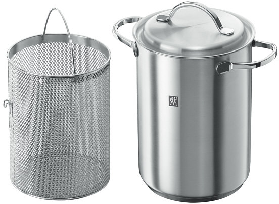Twin Specials pasta and asparagus pot, stainless steel