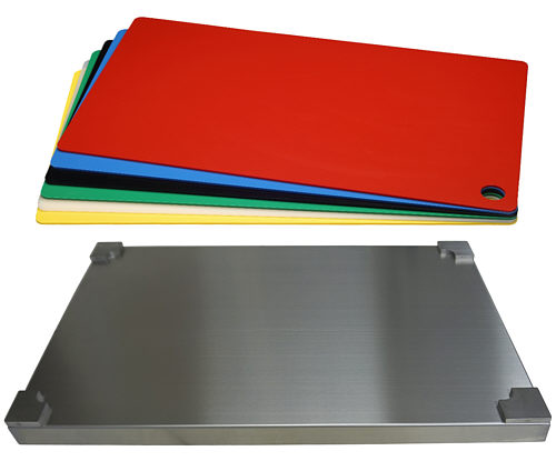 Set Top Board Edelstahl GN 1/1 mit 6 farbigen Auflagen