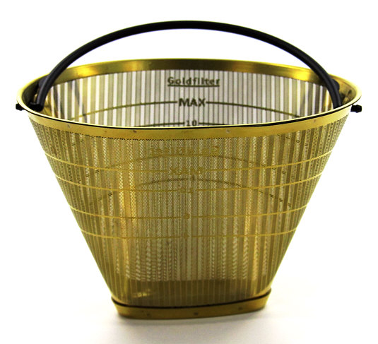 seleXions Scala Coffee filter Gold for 6-12 cups, full metal