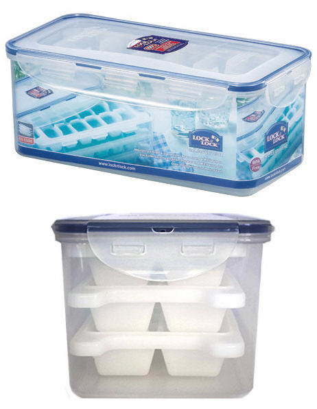 Ice cube container, 3 inlays