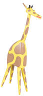 Giraffe klein farbig sortiert