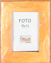 Fotorahmen f.1 Foto 9x13, orange antik