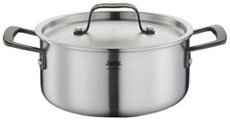 Gourmet casserole with lid black