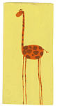 Magnet giraffe large, different colours