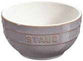 Staub Schüssel antik-grau Keramik