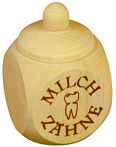 Milktooth-box rectangle with screw cap