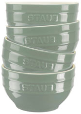 Staub Schüssel Set 4-tlg Eukalyptus Keramik