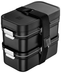 Fresh&Save Vakuum Lunchbox Schwarz PP