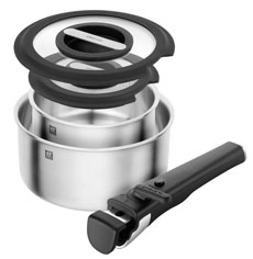 Zwilling Unlock Kochtopfset 5-tlg, Edelstahl 18/10
