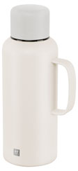 Zwilling Thermo Plus Thermokanne, 1,2 l, Edelstahl, Cream