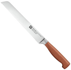 Zwilling Vier Sterne Wood bread knife, handle Kotibe