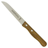 seleXions olive wood kitchen and vegetable knife, straigh blade
