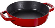 Staub frying pan with 2 handles, cherry