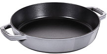 Staub frying pan with 2 handles, graphite grey