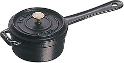 Staub small saucepan, black