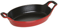 Staub Stackable dish, oval, cherry