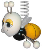 Schwingfigur Biene gelb