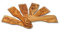 Raclette spatula olive wood