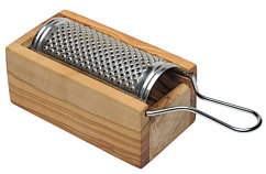 Cheese grater, parmesan grater olive wood